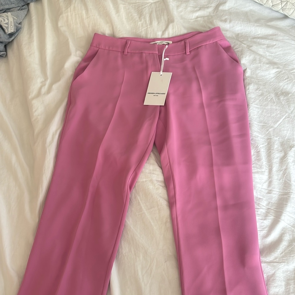 Amanda Uprichard cropped sample pants